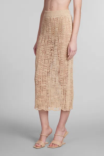 Shop Cult Gaia Dawson Skirt In Beige Wool