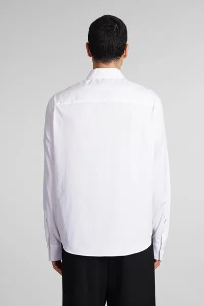 Shop Courrèges Shirt In White Cotton