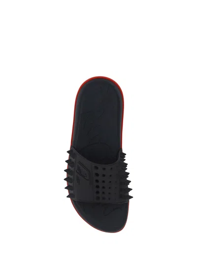 Shop Christian Louboutin Take It Easy Sandals In Black