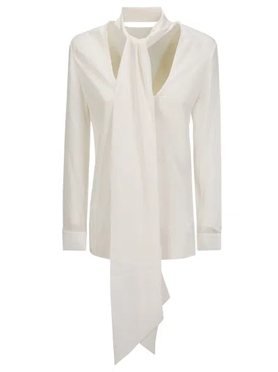 Shop Helmut Lang Scarf Top Rev In White