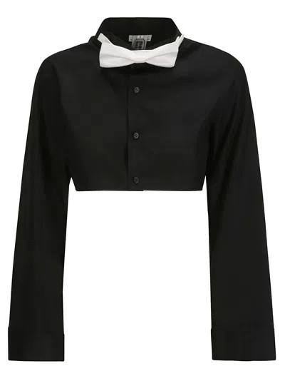 Shop Comme Des Garçons Ladies Blouse In Black X White