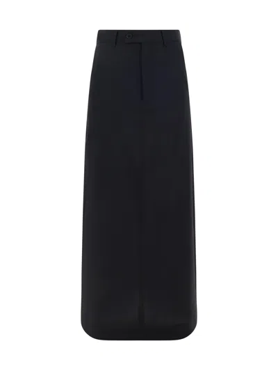 Shop Mm6 Maison Margiela Long Skirt In 900