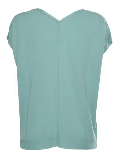 Shop Kangra Knit T-shirt In Light Blue