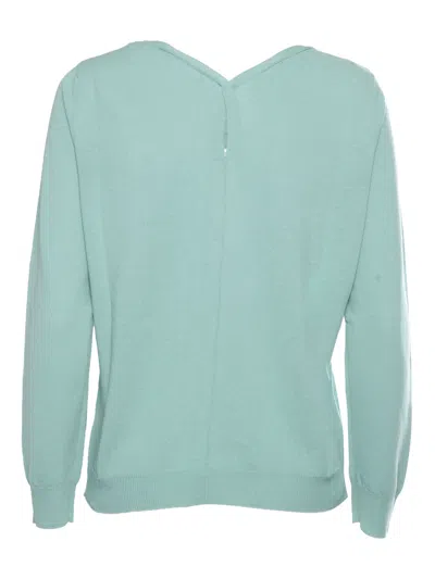 Shop Kangra Ribbed Sweater In Light Blue