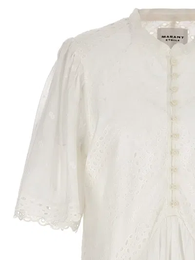 Isabel Marant Étoile Slayae Dresses In White