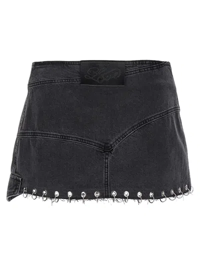 Shop Pinko Guardiani Skirt In Black