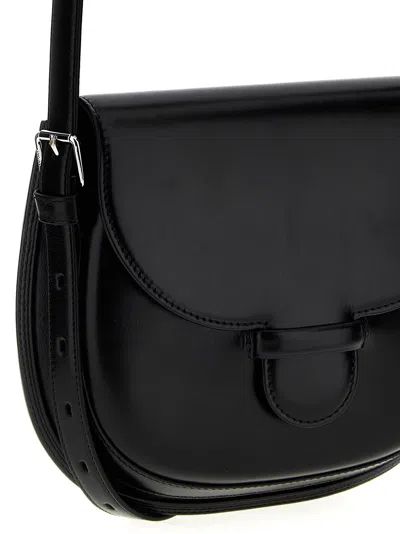 Shop Lemaire Cartridge Sport Crossbody Bag In Black