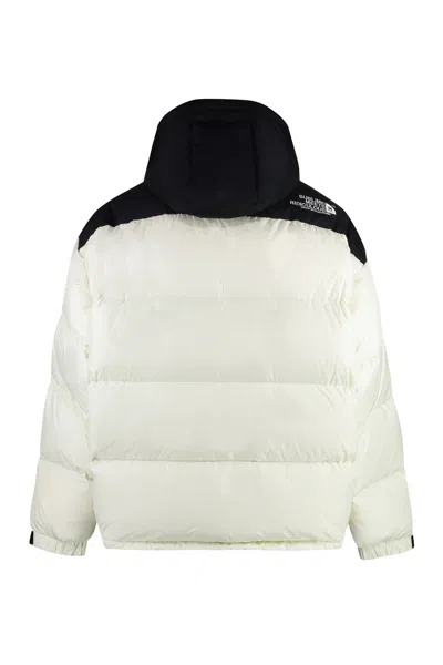 Miharayasuhiro Maison Mihara Yasuhiro Hooded Techno Fabric Down Jacket In White