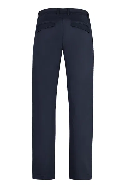Paul & Shark Blue Chinos In Dynamic Stretch Fabric In Black