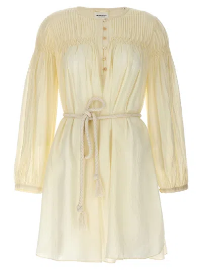 Shop Marant Etoile Adeliani Dress In White