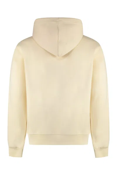 Shop Jacquemus Cotton Hoodie In Yellow