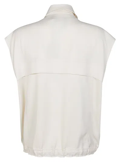 Shop Pinko Eros Vest In Cream