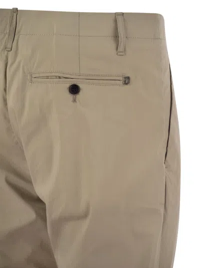 Dondup Pleated-pocket Trousers In Sand