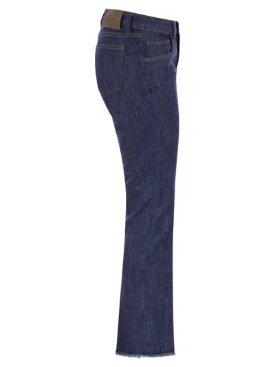 Shop Fay Denim 5-pocket Trousers