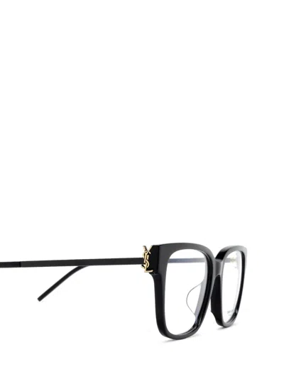 Shop Saint Laurent Sl M48o_a/f Black Glasses