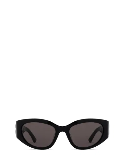 Shop Balenciaga Bb0324sk Black Sunglasses