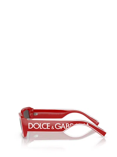 Shop Dolce &amp; Gabbana Eyewear Dg6187 Red Sunglasses