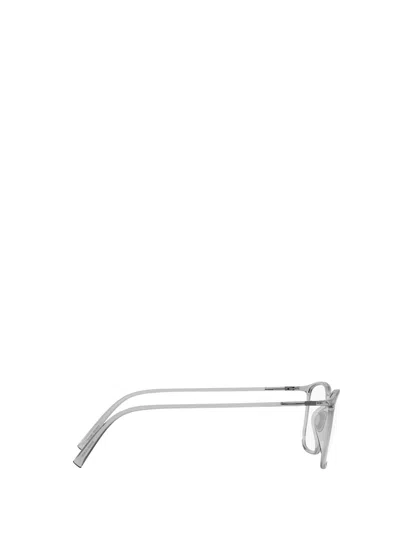 Shop Giorgio Armani Ar7244u Transparent Grey Glasses
