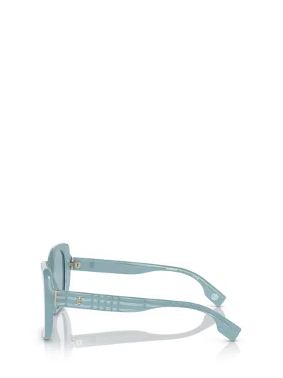 Shop Burberry Eyewear Be4371 Azure Sunglasses