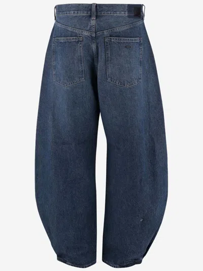 Shop Made In Tomboy Cotton Denim Jeans In Blue