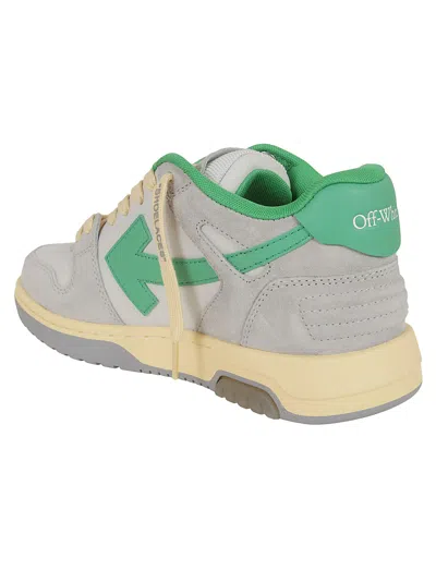 Shop Off-white Out Of Office Calf Lea/ Suede Light Grey