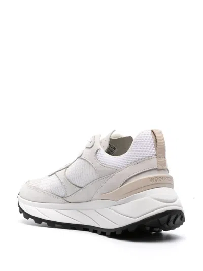 Shop Woolrich Running Sneakers In White White