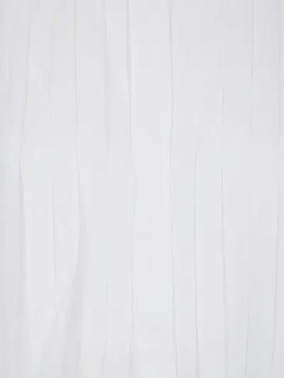 Shop Antonelli Martin Sleeveless Pleated Tunic In White