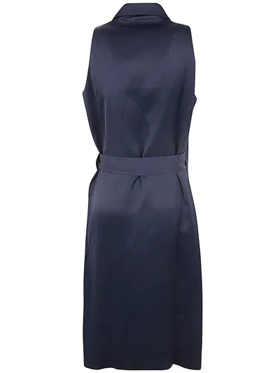 Shop Antonelli Muller Sleeveless Dress In Blue