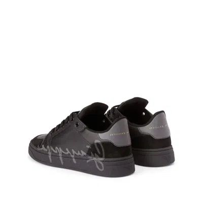 Shop Giuseppe Zanotti Low-top Sneakers In Black