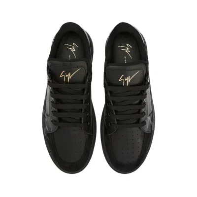 Shop Giuseppe Zanotti Low-top Sneakers In Black