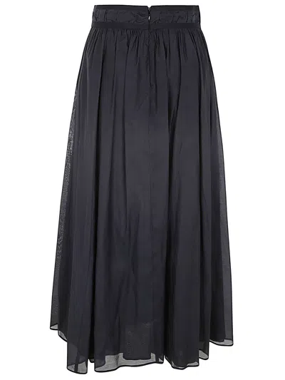 Shop Seventy Long Skirt In Black
