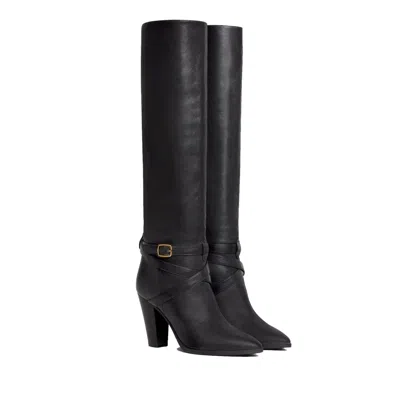 Shop Celine Wiltern Boots In Black