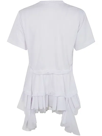 Shop Comme Des Garçons Comme Des Garçons Tulle T-shirt In White White