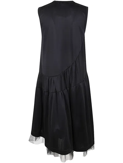 Shop Comme Des Garçons Comme Des Garçons Sleeveless Dress In Black Black