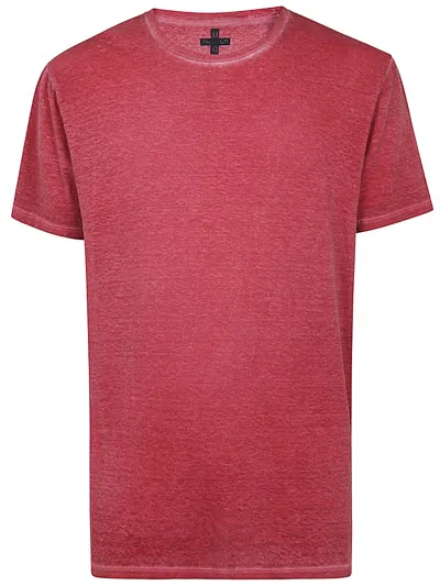 Shop Md75 Linen T-shirt In Basic Red
