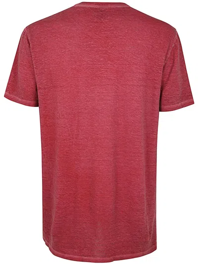 Shop Md75 Linen T-shirt In Basic Red