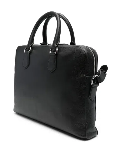 Shop Polo Ralph Lauren Commuter Medium Business Case In Black