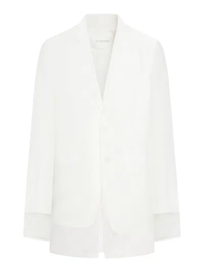 Shop Sportmax Acacia1234 Jacket In White
