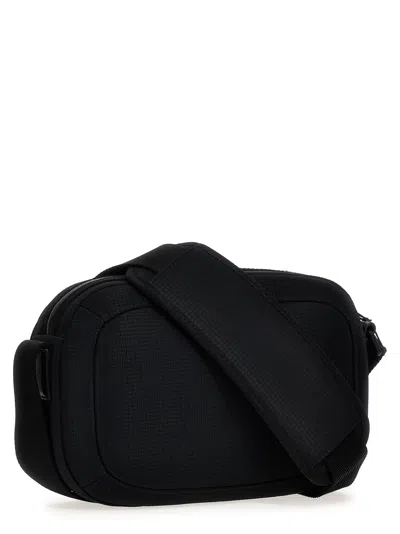 Shop Moncler Cut Crossbody Bag In Black