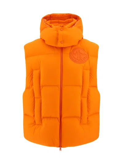 Shop Moncler Genius X Roc Nation By Jay-z Apus Down Vest In Orange