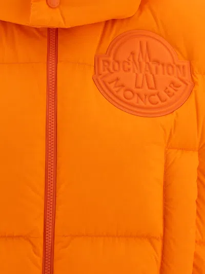 Shop Moncler Genius X Roc Nation By Jay-z Apus Down Vest In Orange
