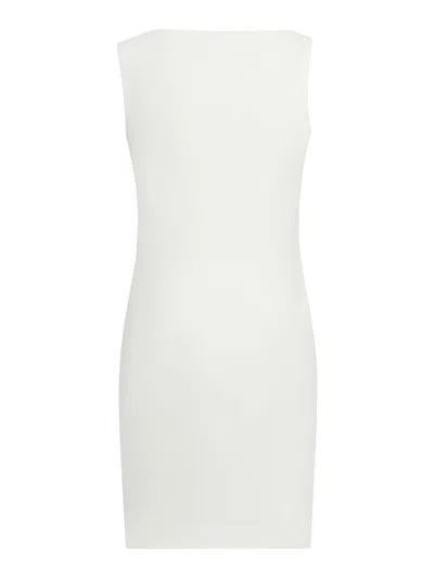 Shop Coperni Cut Out Mini Dress In Wht White