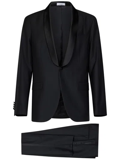 Shop Boglioli 50 K-jacket Suit In Black