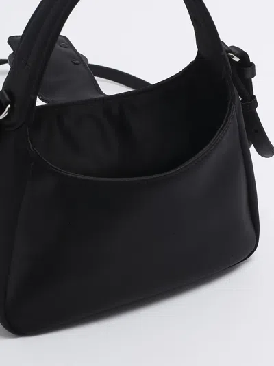 Shop Emporio Armani Poliester Hobo Bag In Nero