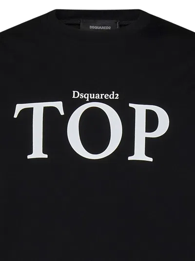 Shop Dsquared2 Top Cool Fit T-shirt In Black