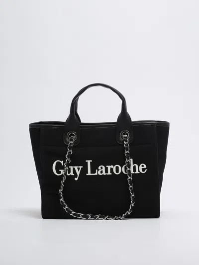 Shop Guy Laroche Corinne Small Shopping Bag In Nero