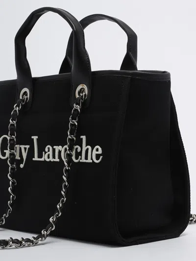 Shop Guy Laroche Corinne Small Shopping Bag In Nero