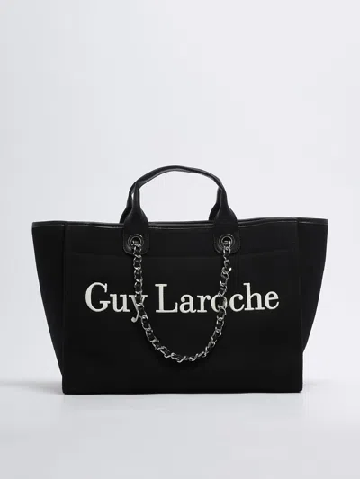Shop Guy Laroche Corinne Large Shopping Bag In Nero