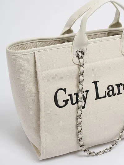 Shop Guy Laroche Corinne Large Shopping Bag In Naturale