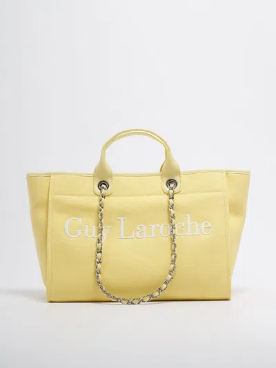 Shop Guy Laroche Corinne Large Shopping Bag In Giallo